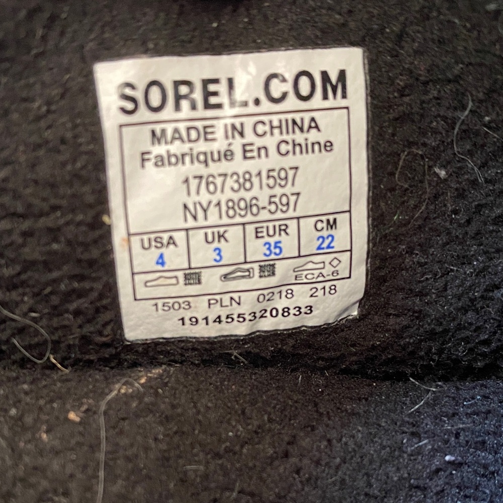 Sorel Lavender and Charcoal Winter Boots - Picture 2 of 5